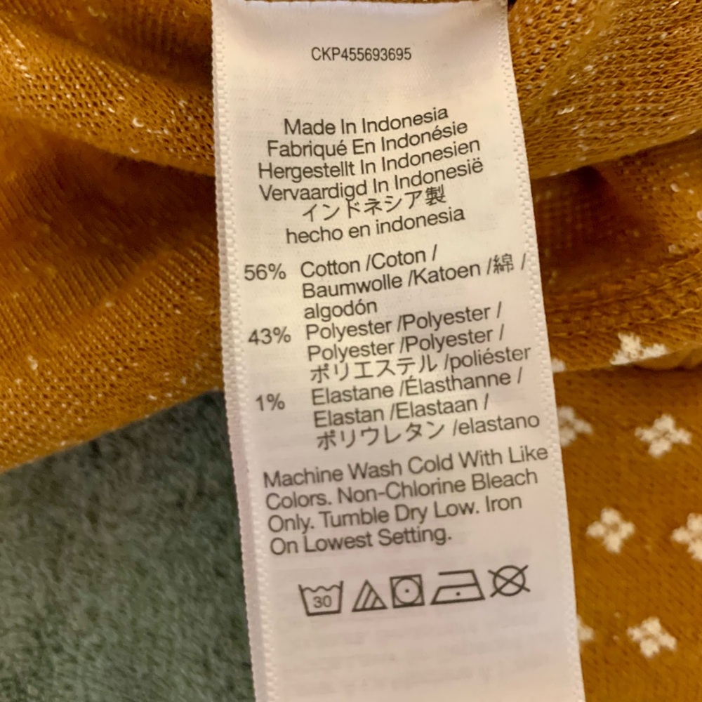 NWOT Madewell Floral Jacquard Square Neck Top - Picture 6 of 6